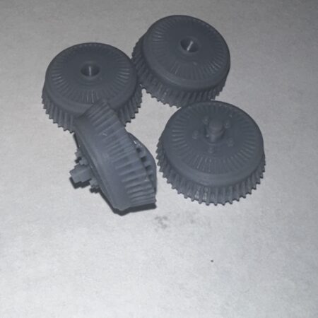 Finned Drum Brakes W/Scoops
